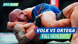 Volkanovski vs Ortega  FULL HIGHLIGHTS ufc ufc266 [upl. by Otti]