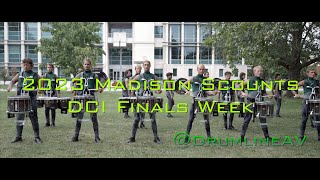 2023 Madison Scouts Drumline DCI Finals Week [upl. by Senn]