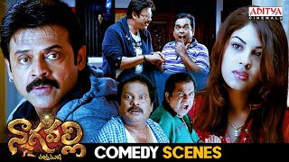 Nagavalli Telugu Movie B2B Comedy Scenes  Venkatesh Anushka Shetty  Shraddha Das Aditya Cinemalu [upl. by Apollus661]