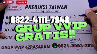 PREDIKSI TAIWAN HARI INI 12 SEPTEMBER 2024  PREDIKSI TAIWAN JITU  PREDIKSI TAIWAN MALAM INI [upl. by Hobbie]