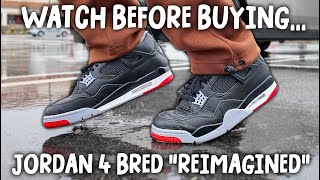 I Wore Jordan 4 BRED REIMAGINED for 1 week and This is What Happened [upl. by Packer]