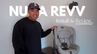 How To Install NUNA REVV Rotating Convertible Car Seat  Review [upl. by Asher700]