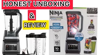 Ninja Professional Plus Blender Duo with Auto IQ  Unboxing  Review  Fefe’s Wurl [upl. by Nattirb657]