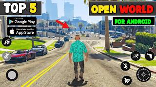 Top 5 Best Open World Games For Android In 2024  New Open World Ofline Games [upl. by Aulea787]