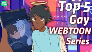 MY TOP 5 GAY WEBTOON SERIES [upl. by Enilarak267]