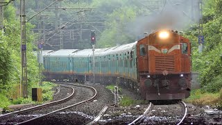 Beautiful Konkan Railways  GANAPATI Special Trains  ALCo vs EMD  Indian Railways [upl. by Lalise808]