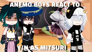 anemo boys react to yn as mitsuri [upl. by Micro315]