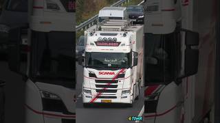 SCANIA R450  Hazeleger truckspotting [upl. by Aynek819]