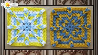 Jacobs Ladder Granny Square  Grannys Magical Cupboard 2024 Calendar Blanket  March [upl. by Alah736]