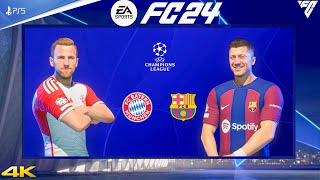 FC 24  Barcelona Vs Bayern Munich  Champions League Final 2324  PS5™ 4K60 [upl. by Yrotciv828]