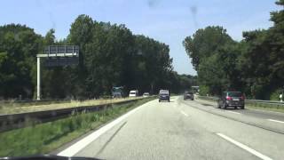 Autobahn A100  A115  L40 B1 von Berlin nach Potsdam Feuerwache [upl. by Neeroc]