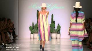 MARA HOFFMAN MERCEDESBENZ FASHION WEEK SS15 COLLECTIONS [upl. by Beitz]