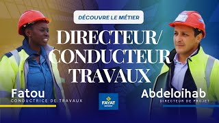 Les métiers de DirecteurConducteur travaux [upl. by Emmeram683]