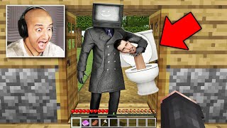 I Found TV MAN vs SKIBIDI TOILET In MINECRAFT [upl. by Lottie4]