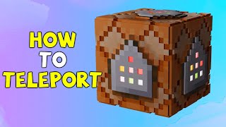 How to build a Teleporter in Minecraft  Tutorial  Updated Bedrock Edition 12051 [upl. by Kleeman391]