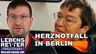 HerzAlarm in Berlin Frau 62 mit Brustschmerzen und Kaltschweiß  Lebensretter hautnah  SAT1 [upl. by Adnomar]