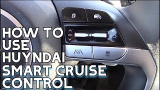 How To Use Hyundai Smart Cruise Control With Stop And Go [upl. by Aneertak]