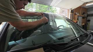 Trying to fix my windshield with the Permatex windshield repair kit [upl. by Iggep751]