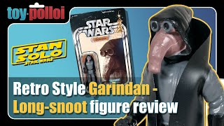 Retro Style Garindan  Longsnoot  figure review  Toy Polloi [upl. by Delphine]