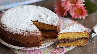 Torta versata ripiena di crema alle nocciole che non scende sul fondo Ricetta senza glutine [upl. by Lunette]