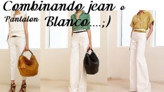 Como combinar Pantalon Blanco [upl. by France]