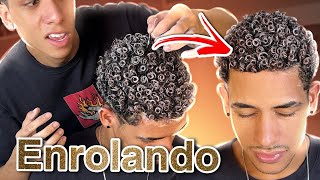 DEDOLISS EM CABELO CURTO  fazendo dedoliss no cabelo do odak após 3 meses de crescimento 🔥 [upl. by Siloum]