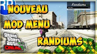 GTA V BEST FREE MOD MENU quotRANDIUMSquot 127 Nonhost kick Control Players Derank Give Rp DO [upl. by Carrick]