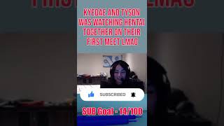 How Kyedae met Tyson  TenZ   Kyedae and Tenz cute moments shorts [upl. by Ardath]