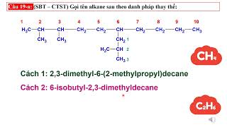 23dimethyl62methylpropyldecane hay 6isobutyl23dimethyldecane [upl. by Boarer]