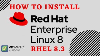 How to Install Redhat Enterprise Linux 8 RHEL 8  VMware  Step by Step 2021 [upl. by Alana]