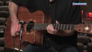 Washburn WCG55CE Acousticelectric Guitar Demo  Sweetwater Sound [upl. by Wolk474]