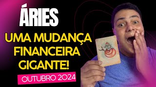 ÁRIES OUTUBRO VAI MUDAR TUDO 🤑 VOCÊ ESTÁ A UM PASSO DA SUA MAIOR CONQUISTA FINANCEIRA [upl. by Asial]