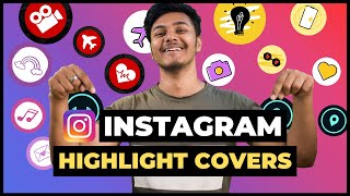 How To Create Instagram Story Highlight Covers  Make Instagram Highlight Icons Quick amp Easy [upl. by Swaine]