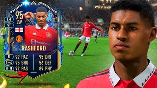 95 TOTS Marcus Rashford is Mbappe 20 😱 [upl. by Modestia]