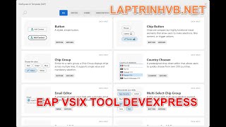 DEVEXPRESS EAP UI Template for C Winform  Laptrinhvbnet [upl. by Kalman700]