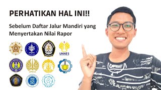 Komponen Penilaian Jalur Mandiri Rapor PTN [upl. by Yalhsa770]