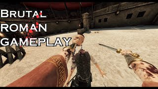 Realistic Brutal Roman Solider Combat VR  Blade And sorcery [upl. by Ailen]