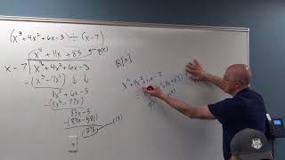 Abstr Alg 26B Division Algorithm amp Corollaries Irreducible Polynomials over Field Maximal Ideals [upl. by Notrem723]