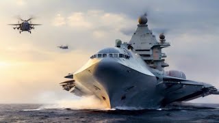 Advanced Technology INS Vikramaditya as an Impregnable Fortress Against Enemy Helicopters [upl. by Yannodrahc]