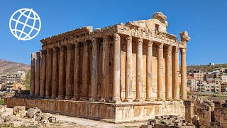 The Roman Ruins at Baalbek Lebanon Amazing Places 4K [upl. by Ayhdnas]