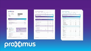 Nieuwe layout Proximus factuur [upl. by Durr]