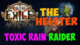 Toxic Rain RAIDER League starter BUILD Guide  Path of Exile  Affliction League  PoE 323 [upl. by Allerym552]