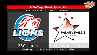 U20Top Final Spiel 4  ZSC vs ValaisWallis Future [upl. by Irtak]