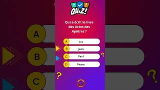 QUIZ BIBLIQUE [upl. by Vasily]