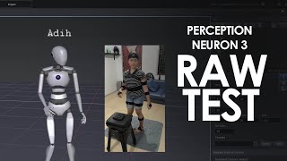 Perception Neuron 3 First try off the box [upl. by Esyli625]