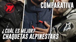 Las 4 mejores CHAQUETAS moto ALPINESTARS ¿Cuál elegir 🤩 [upl. by Ennairac]