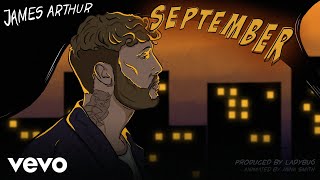 James Arthur  September Lyric Video [upl. by Aihsetan712]