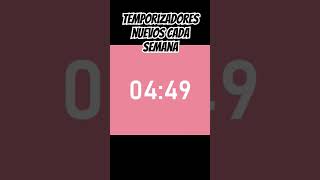 Temporizador 5 minutos rosa timer pomodoro suscribete rosa pink [upl. by Anayra]