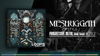 Progressive Metal Drum Track  Meshuggah Style  140 bpm [upl. by Starla]