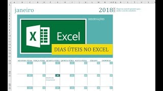 Dias úteis no Excel [upl. by Neils]